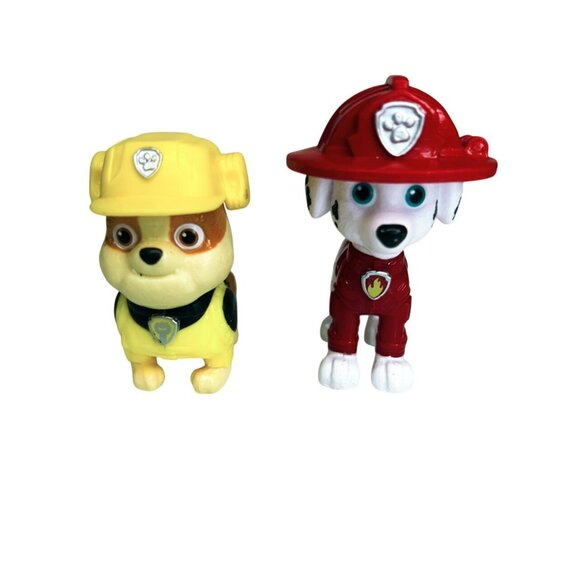 Lot of Paw Patrol Dog Figure Toy Figurine Rubble Marshall Puppy Toy - Picture 1 of 4